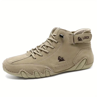 Men's Casual Sneakers, Hook and Loop Closure, Breathable, Non-Slip