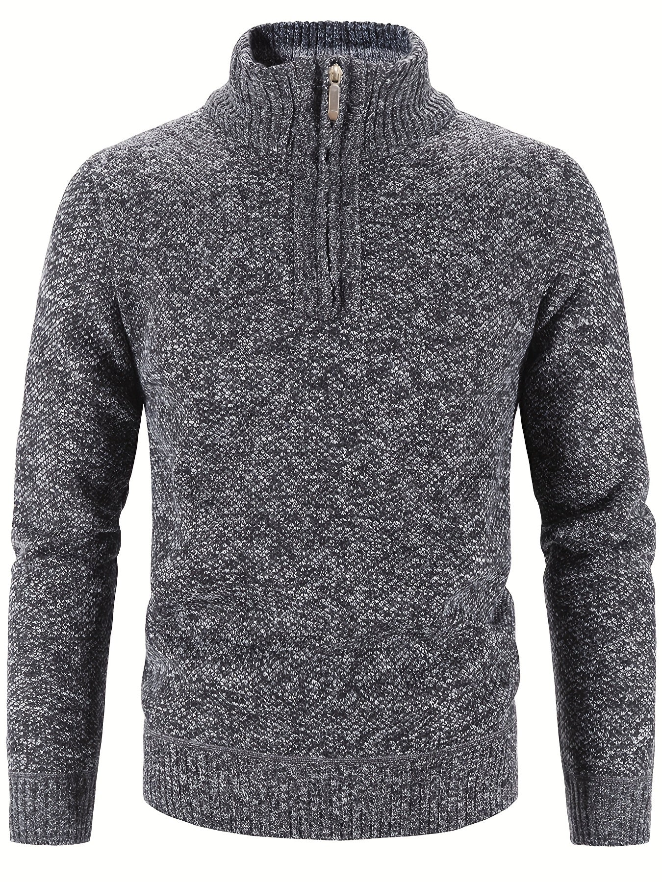 Ethan™ - Suéter casual estiloso com meio zíper