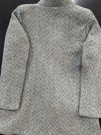 Women's Fashion Tweed Jacket, Slimming Medium-Long Casual Coat