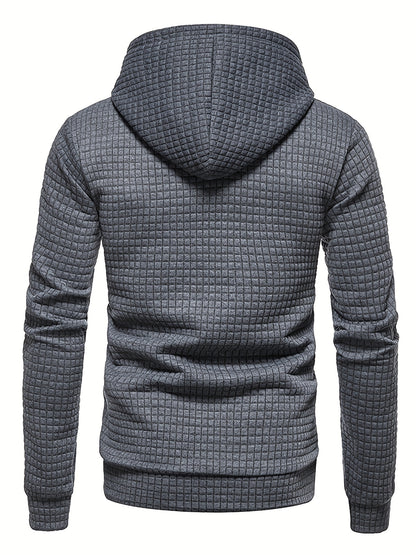 GEKM Men's Boho Embroidered Hoodie, Casual Pullover