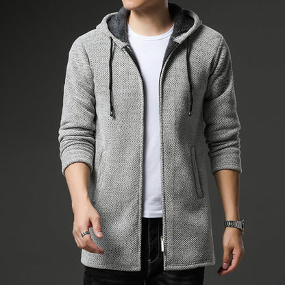 Gabriel | Lange Strickjacke mit Kapuze