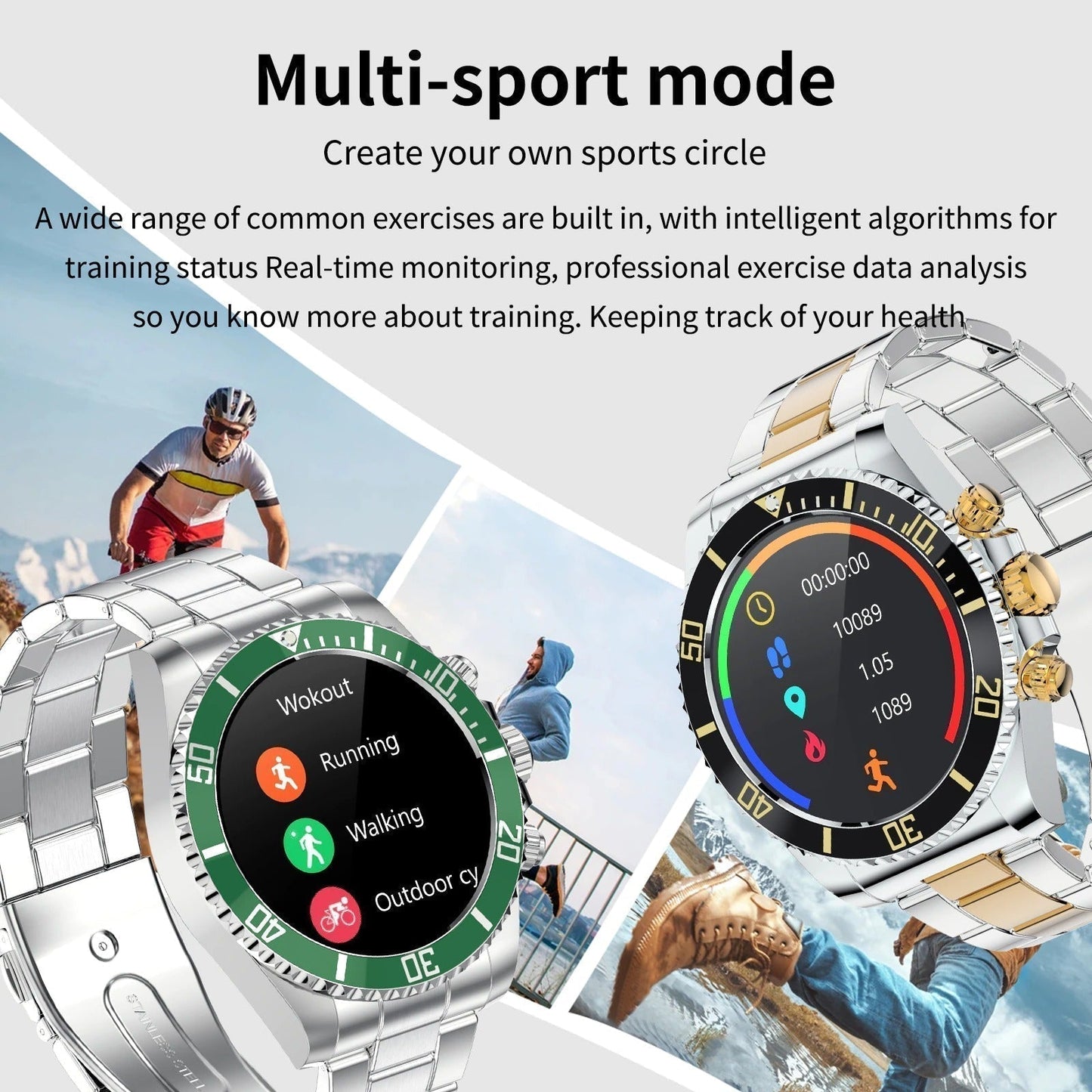 Digitale, fortschrittliche Smartwatch