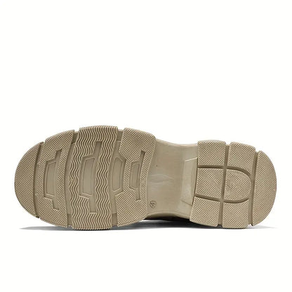 Men's Camouflage Sturdy Work Boots Lace-up Boots - Comfortable And Breathable Shoes