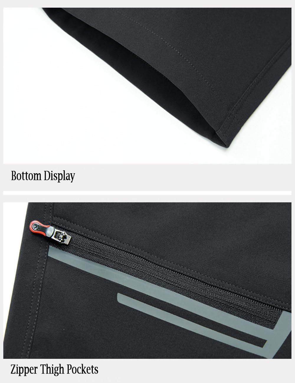 Calças de caminhada masculinas, de secagem rápida, resistentes à água, leves, para trabalho ao ar livre, com bolsos com zíper