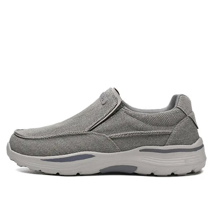 Atmungsaktive Slipper-Schuhe aus Canvas für Herren, bequeme Lauf-Sneaker