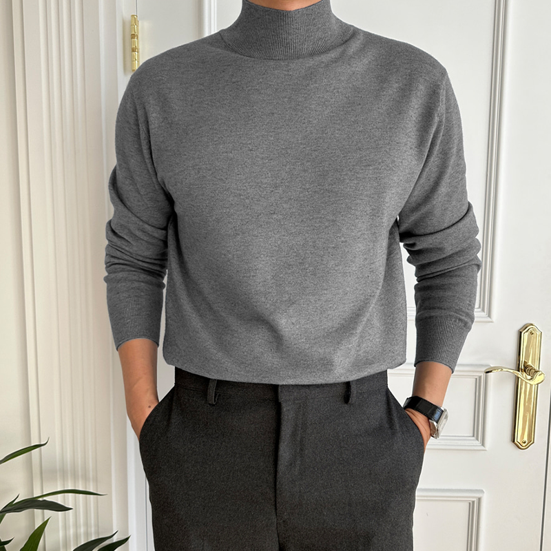 James™ - Bequemer Rollkragenpullover aus Kaschmir