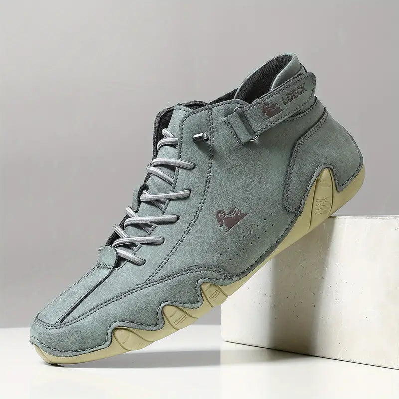 Men's Casual Sneakers, Hook and Loop Closure, Breathable, Non-Slip