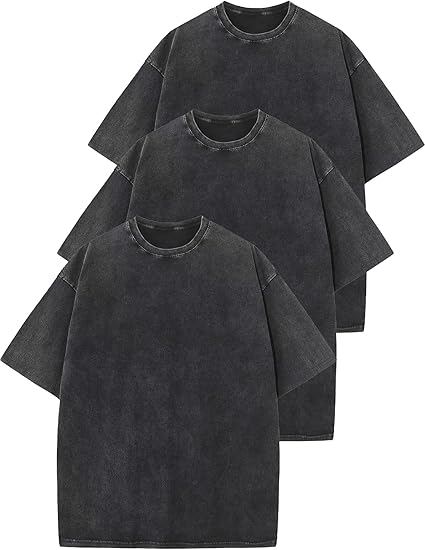 DARK TONES 3-PACK - 230GSM HEAVY LOOSE FIT T-SHIRT