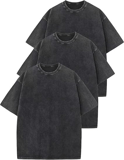 DARK TONES 3-PACK - 230GSM HEAVY LOOSE FIT T-SHIRT