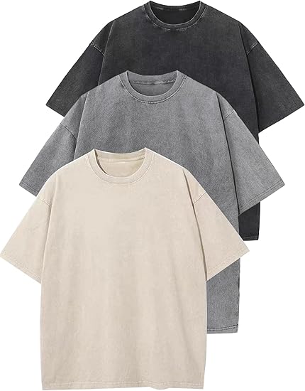 DARK TONES 3-PACK - 230GSM HEAVY LOOSE FIT T-SHIRT