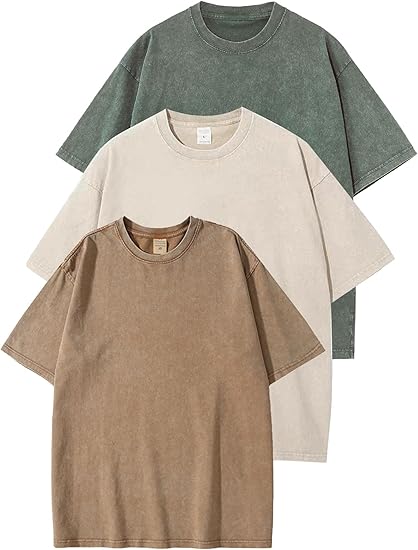 DARK TONES 3-PACK - 230GSM HEAVY LOOSE FIT T-SHIRT