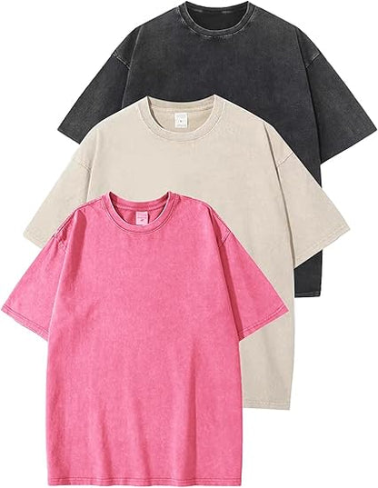 DARK TONES 3-PACK - 230GSM HEAVY LOOSE FIT T-SHIRT