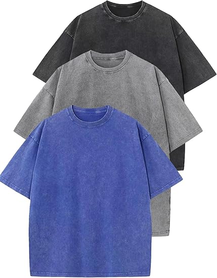 DARK TONES 3-PACK - 230GSM HEAVY LOOSE FIT T-SHIRT