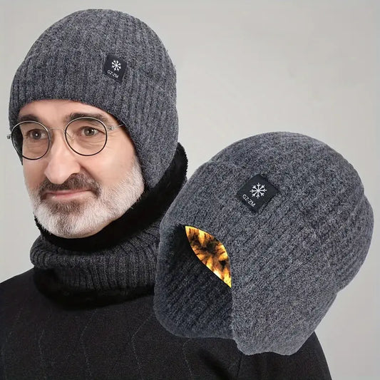 Eli™ - Thermo-Strickmütze mit Ohrenwärmern