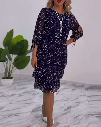 Riley™ - Elegantes Kleid mit Punkten