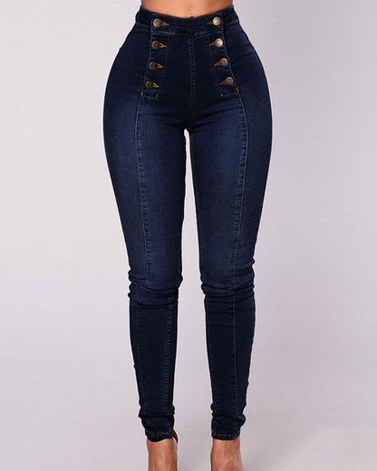 Riley™ - Jeans skinny de cintura alta estiloso