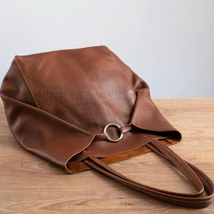 Olivia™ Retro Softness | Bolsa Tote de Grande Capacidade
