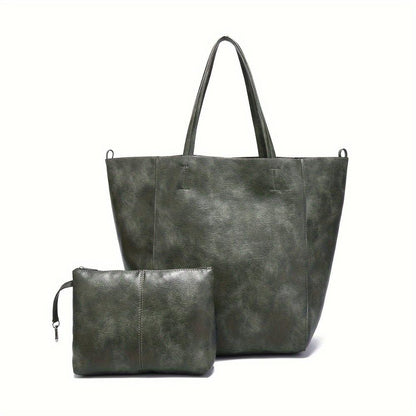 Olivia™ Retro Softness | Bolsa Tote de Grande Capacidade
