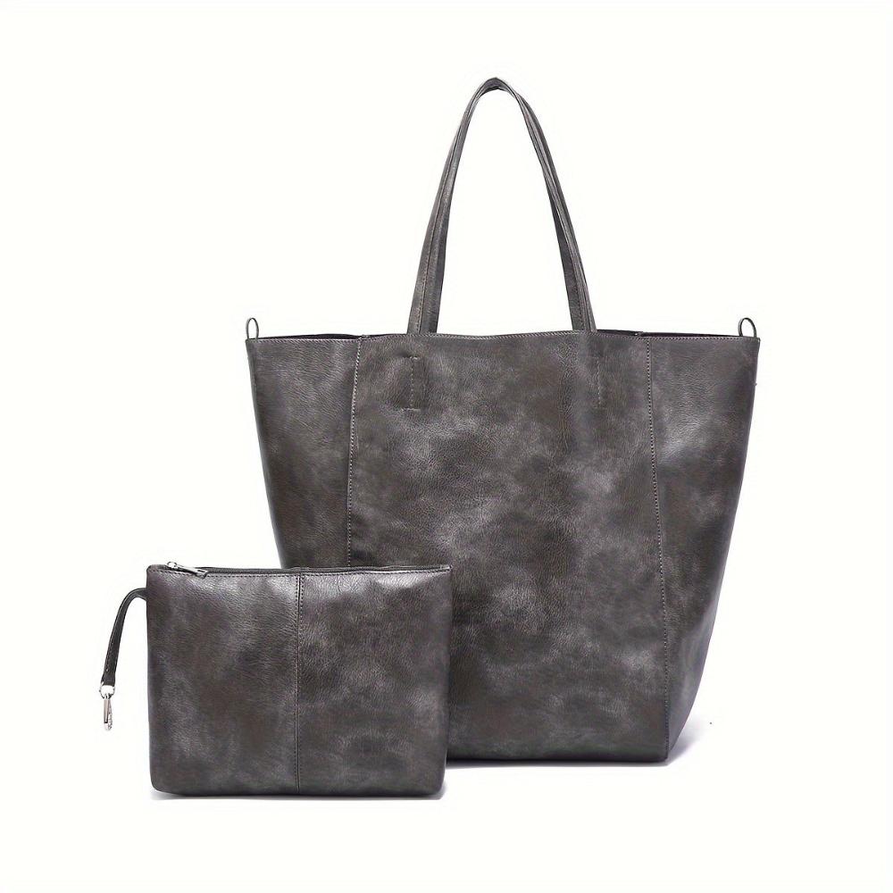 Olivia™ Retro Softness | Bolsa Tote de Grande Capacidade