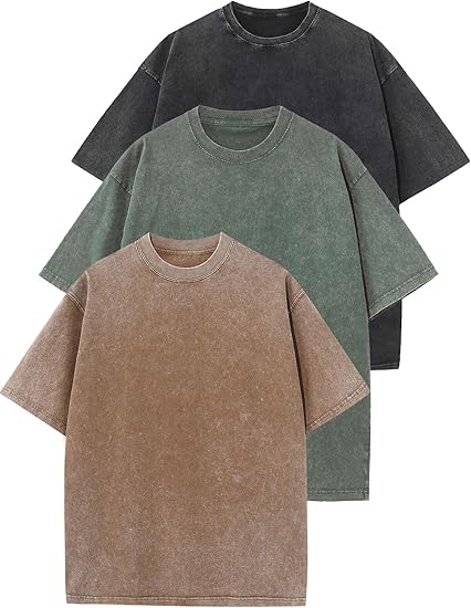DARK TONES 3-PACK - 230GSM HEAVY LOOSE FIT T-SHIRT