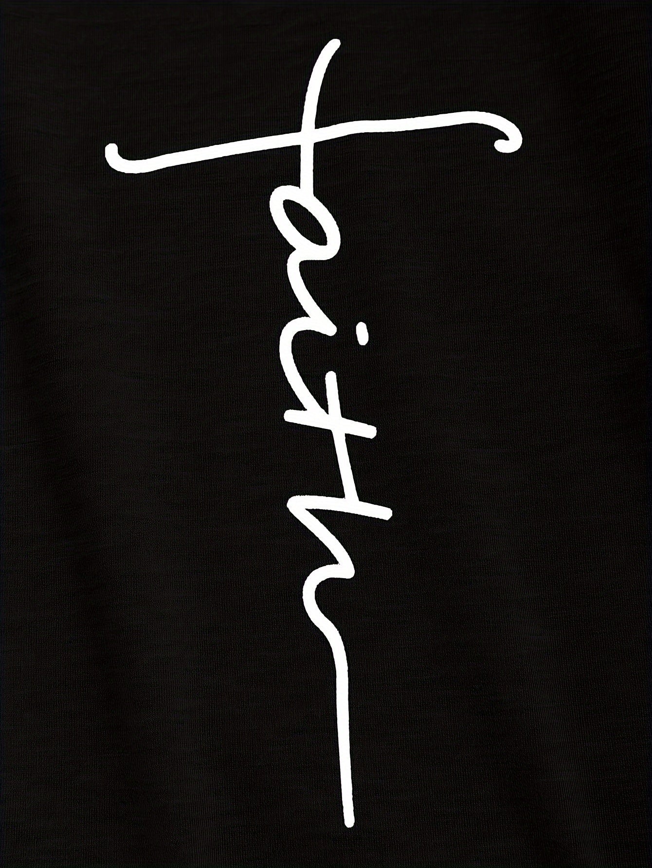 Moletom com capuz com estampa de letras e cordão - Moletom casual de manga comprida
