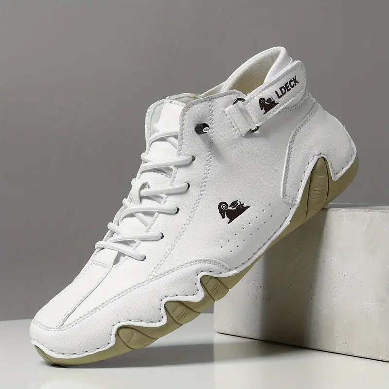 Men's Casual Sneakers, Hook and Loop Closure, Breathable, Non-Slip