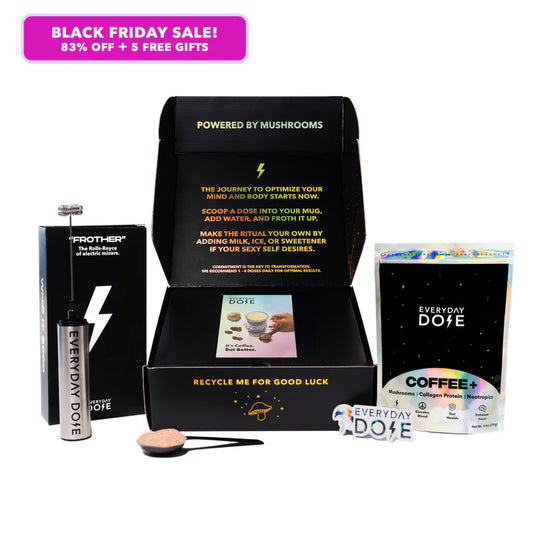 30 Portionen Pilzkaffee + KOSTENLOSES Starter-Kit