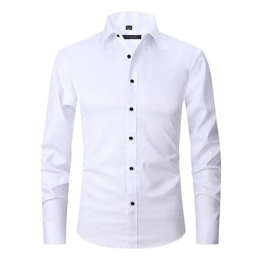 James™ - Dehnbares, knitterfreies Hemd