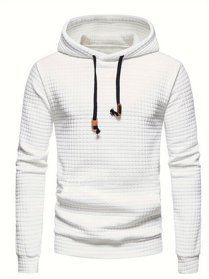 GEKM Men's Boho Embroidered Hoodie, Casual Pullover