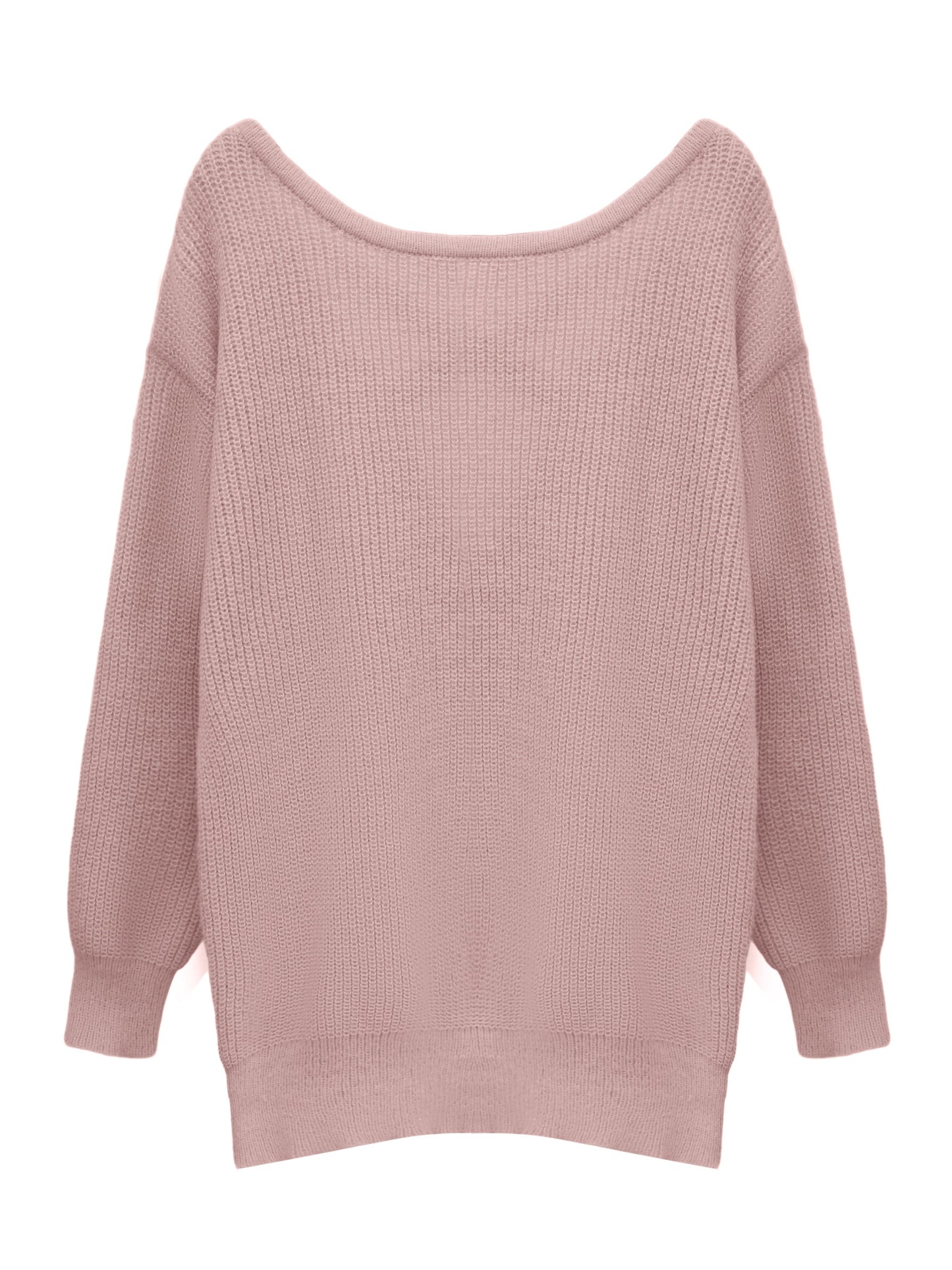 Überkreuztes rückenfreies Kleid, lässiges, einfarbiges Minikleid mit langen Ärmeln für Damen.