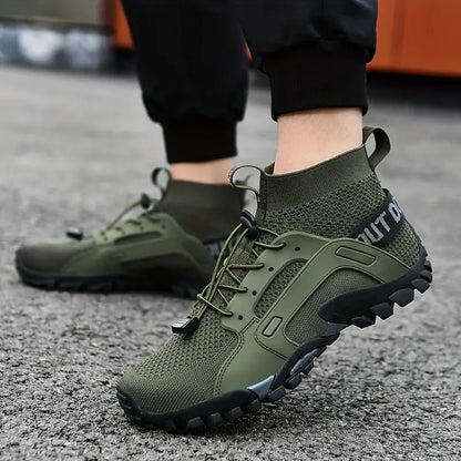 Atmungsaktive, rutschfeste Outdoor-Sneaker für Herren zum Wandern und Angeln