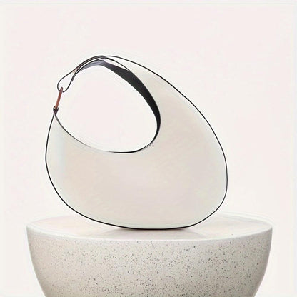 Sophia™ Modern Minimalist | Elegante Hobo-Tasche in Volltonfarbe