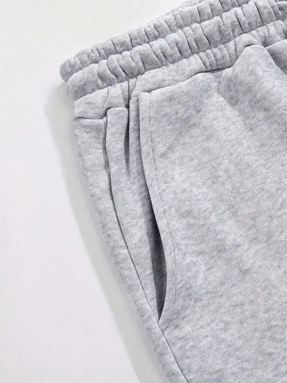 3pcs Men's Joggers - Solid Color, Drawstring Waist, Casual Athletic Sweatpants