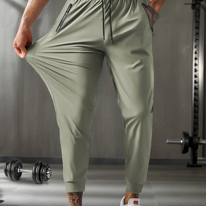 Men's Cuffed Sweatpants, Drawstring & Pockets