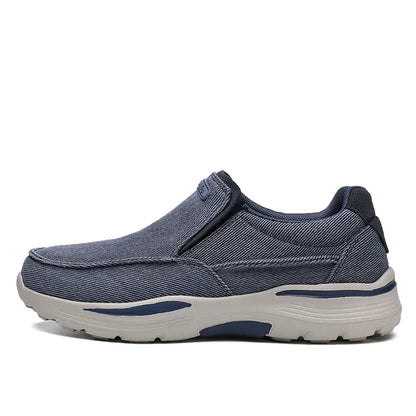 Atmungsaktive Slipper-Schuhe aus Canvas für Herren, bequeme Lauf-Sneaker