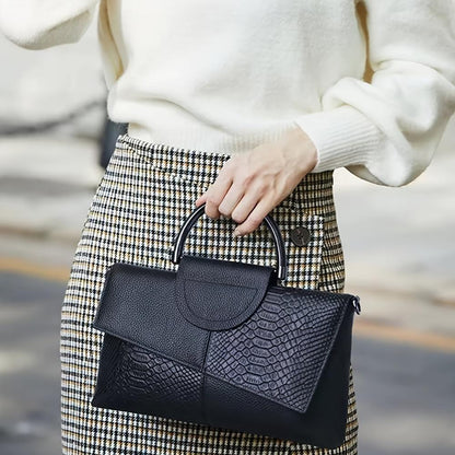 Grace™ Classic | Bolsa de luxo com relevo de crocodilo