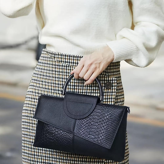 Grace™ Classic | Bolsa de luxo com relevo de crocodilo