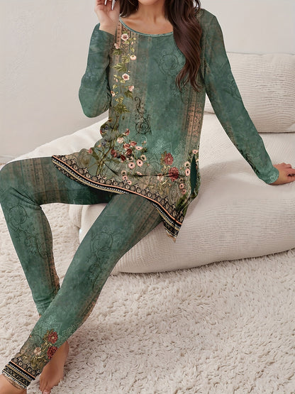 Floral Print Fashion Women's Clothing
