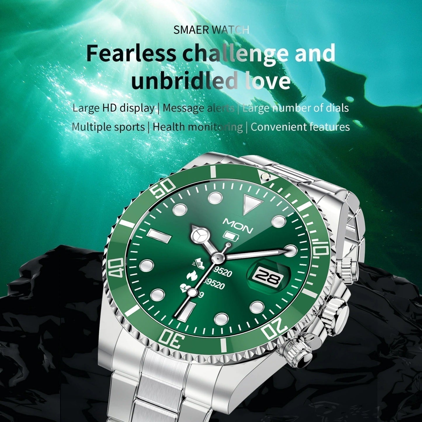 Digitale, fortschrittliche Smartwatch