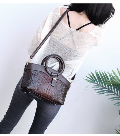 Ella™ Classic Croc | Vielseitige Vintage Tasche