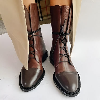 Isabella™ – Elegante Lederstiefel mit Absatz