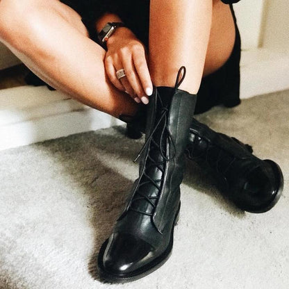 Isabella™ – Elegante Lederstiefel mit Absatz