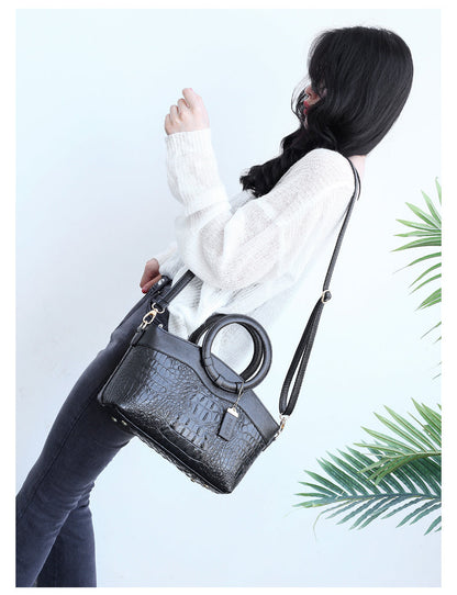 Ella™ Classic Croc | Vielseitige Vintage Tasche