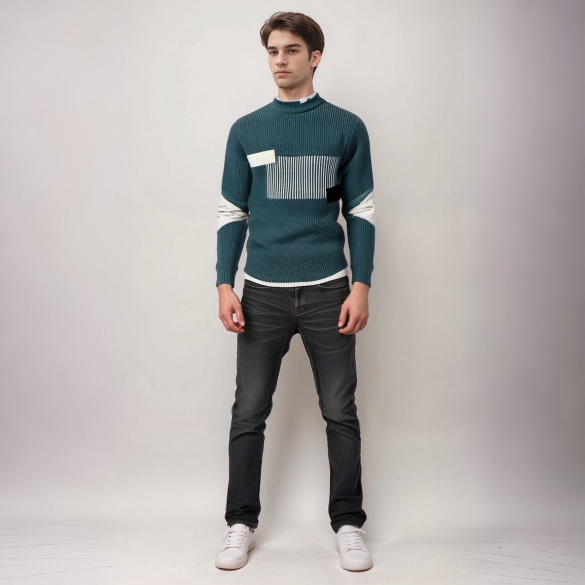 Daniel | Moderner Strickpullover