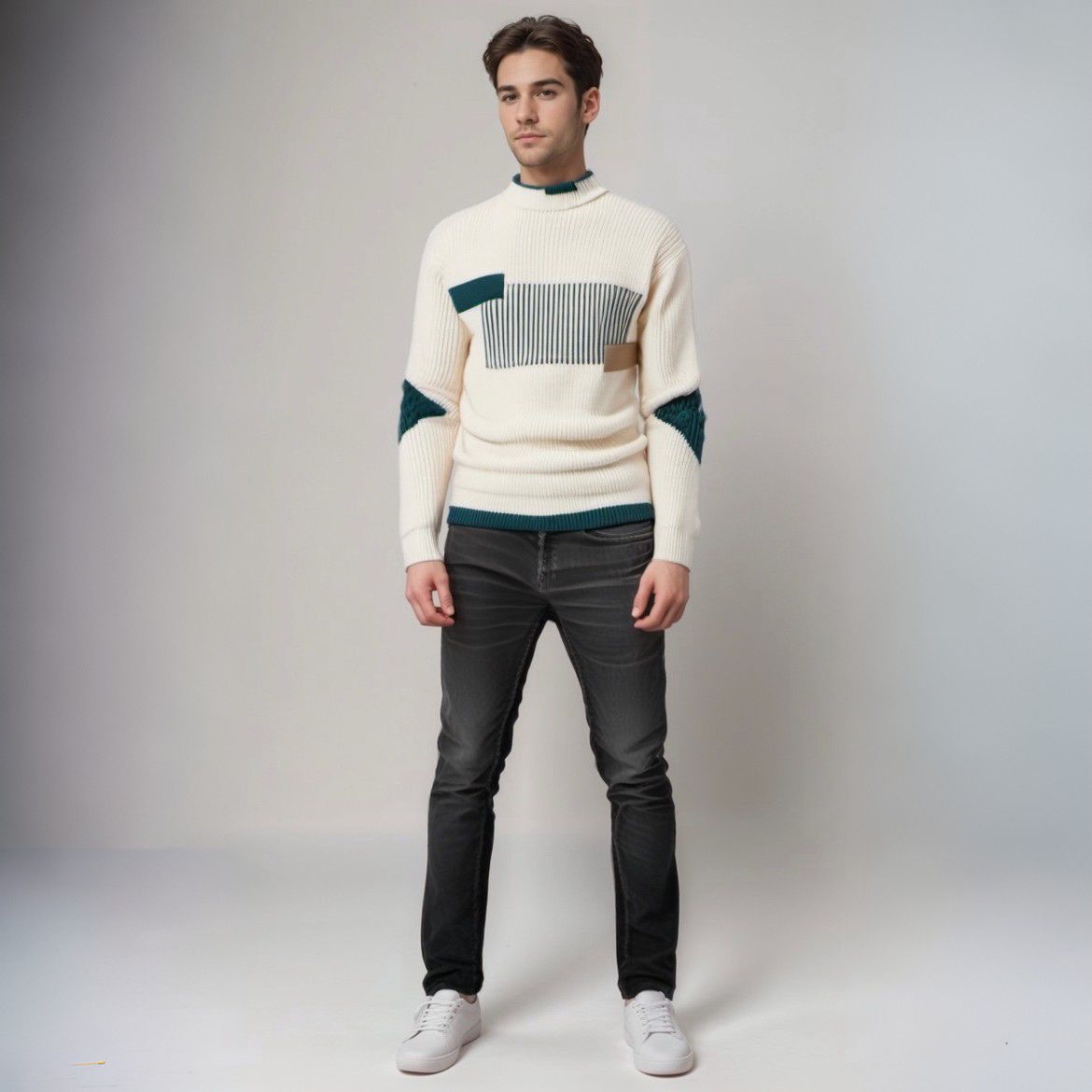 Daniel | Moderner Strickpullover