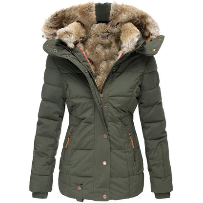 Béatrice | Warm Winter Coat with Fur Lining