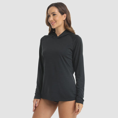 Women's Mint Hoodie Shirts UPF 50+ Sun Protection Long Sleeve UV Shirt with Thumb Hole