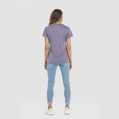 Women's Short Sleeve T-Shirt Quick Dry Running Workout Tee