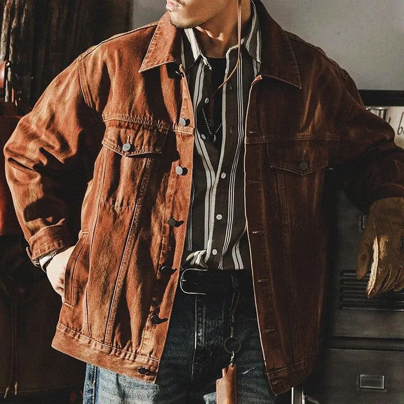Isaac™ – Jaqueta Jeans Vintage Elegante