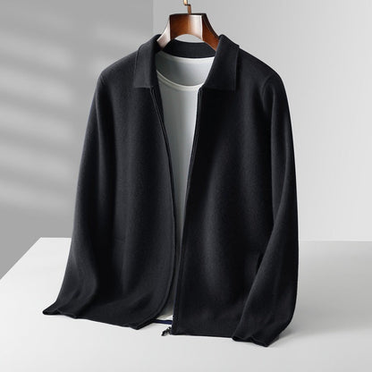 Jackson™ - Cardigan de cashmere com zíper completo e estiloso